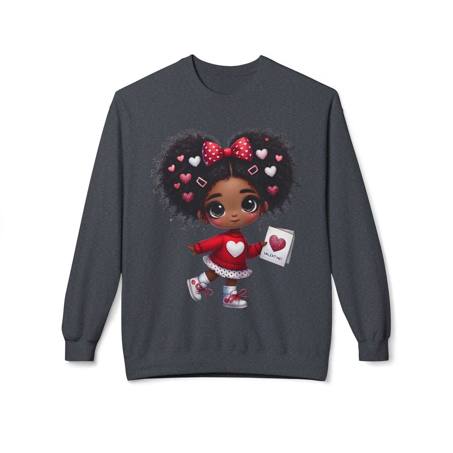 Valentines Unisex Midweight Softstyle Fleece Crewneck Sweatshirt