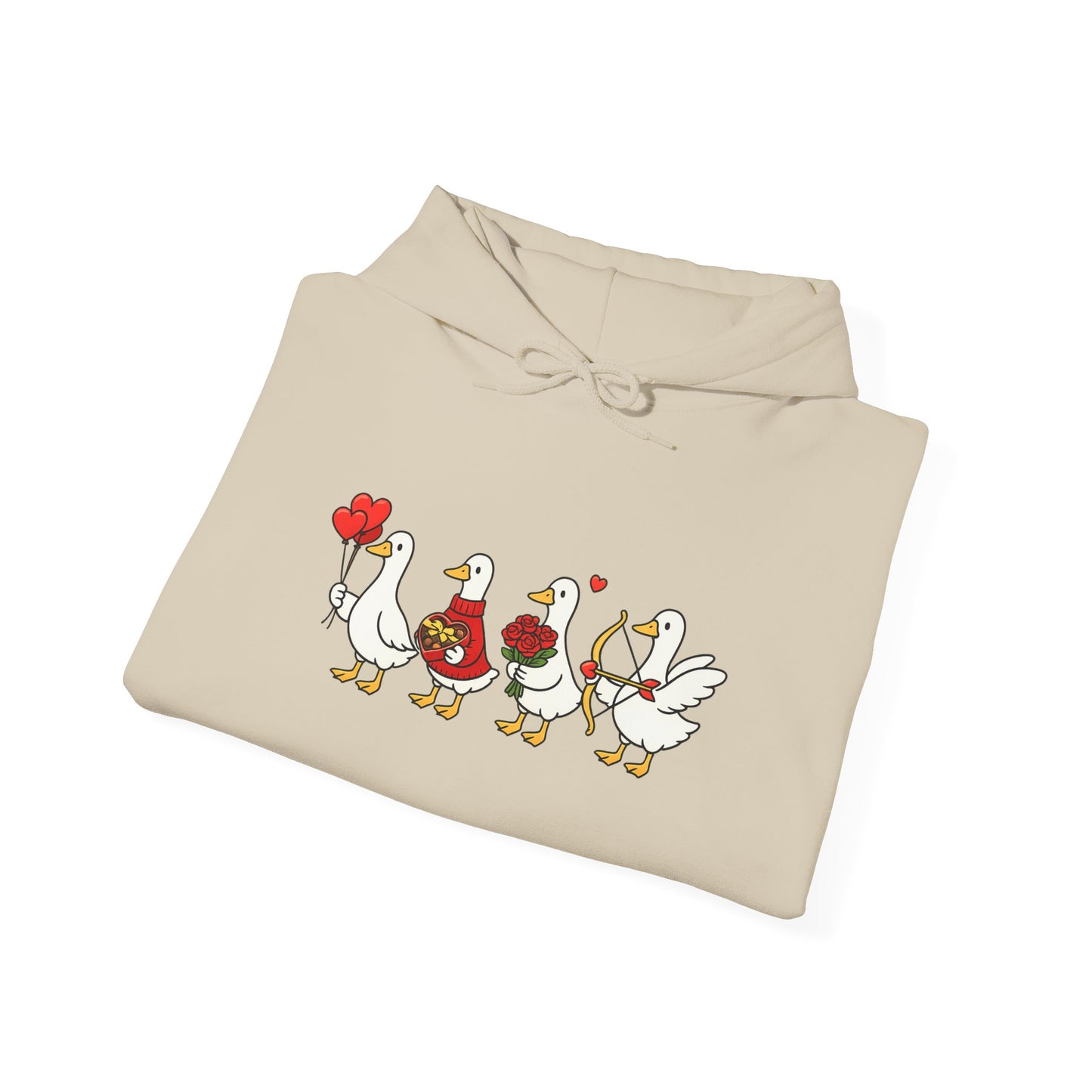 Cute Duck Family Hoodie — Whimsical Springtime Birds Pullover