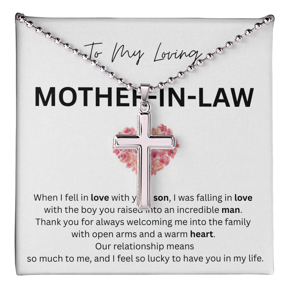 Mother-In-Law Cross Necklace