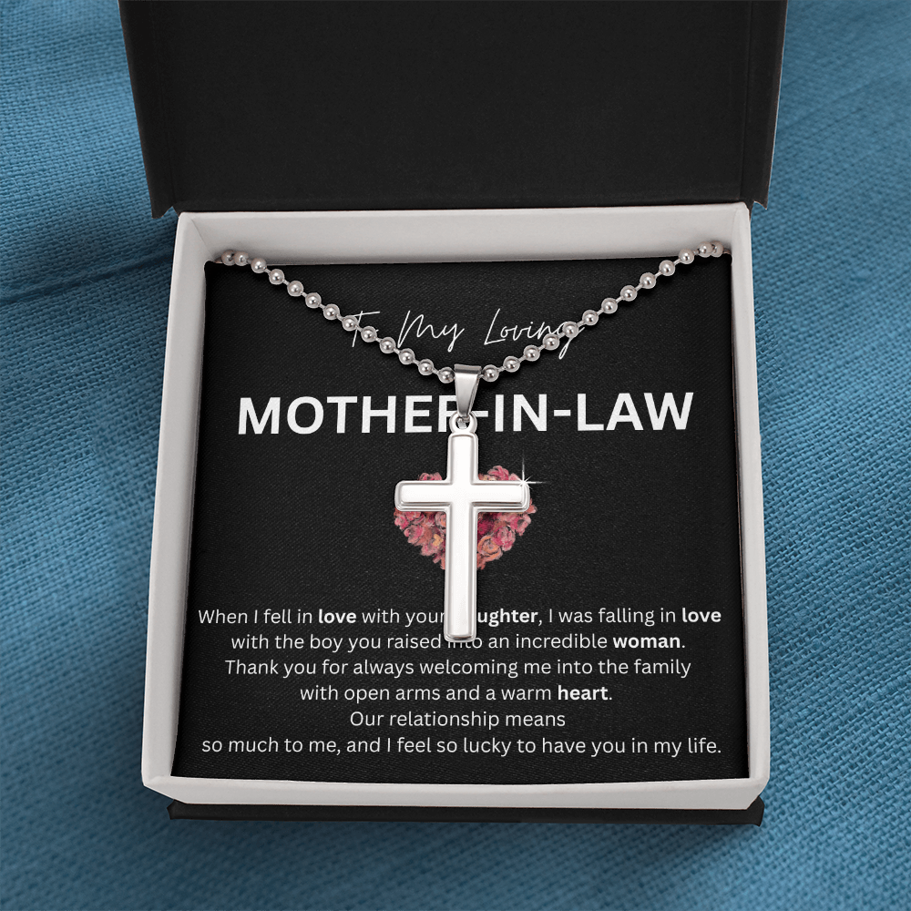 Mother-In-Law Cross Necklace