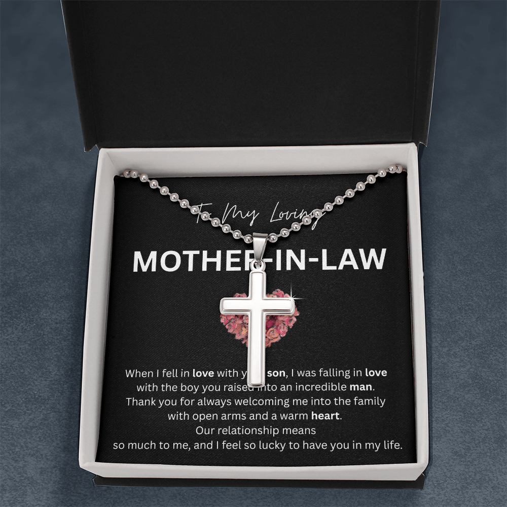 Mother-In-Law Cross Necklace