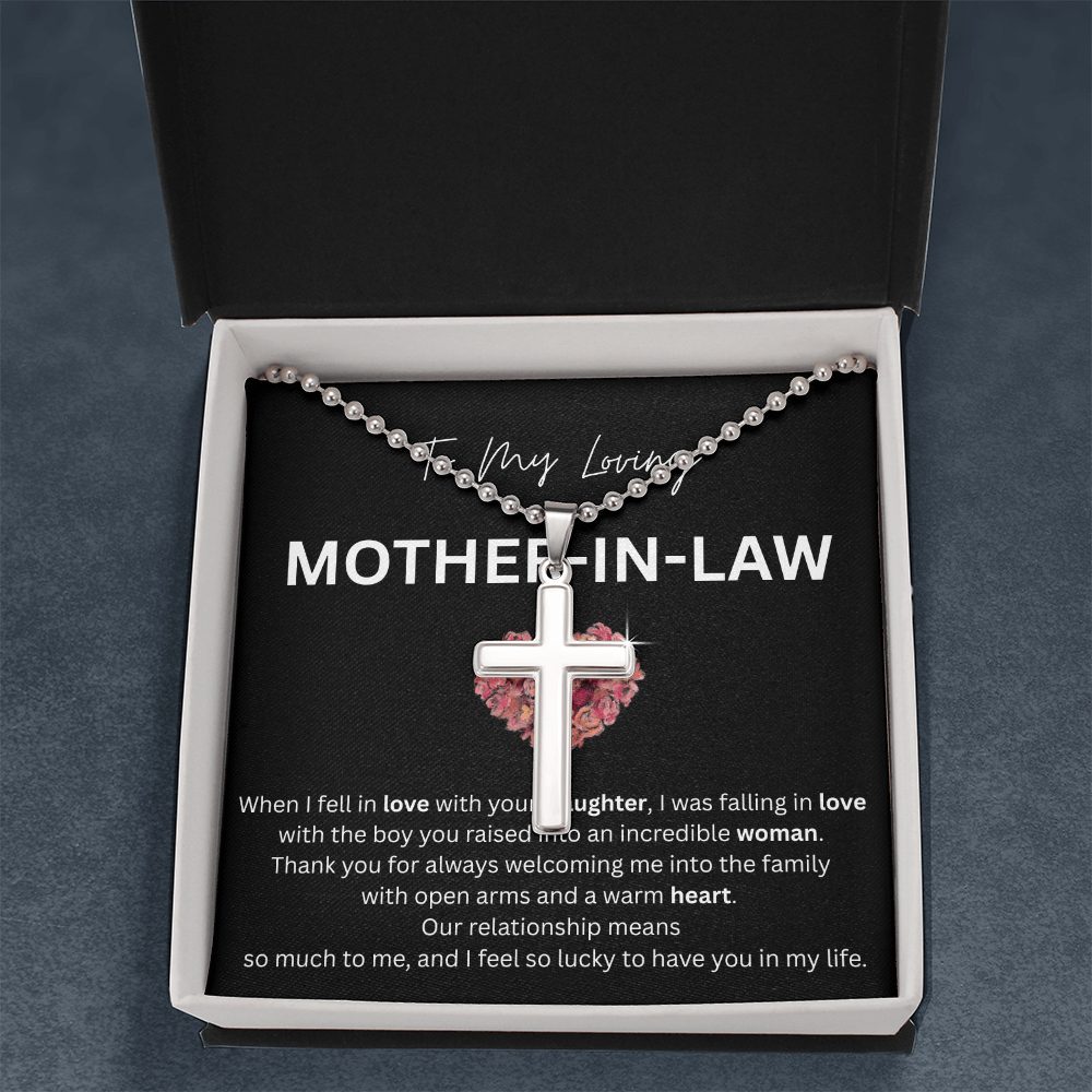 Mother-In-Law Cross Necklace