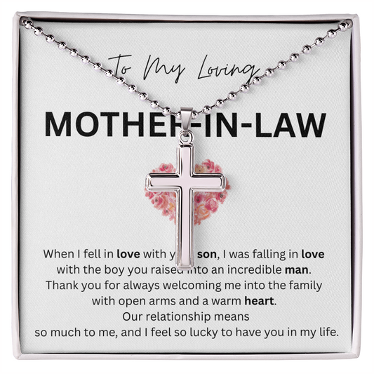 Mother-In-Law Cross Necklace