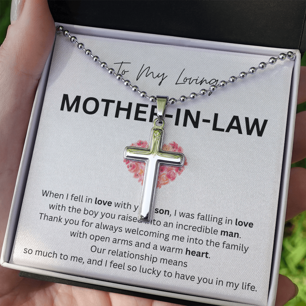 Mother-In-Law Cross Necklace