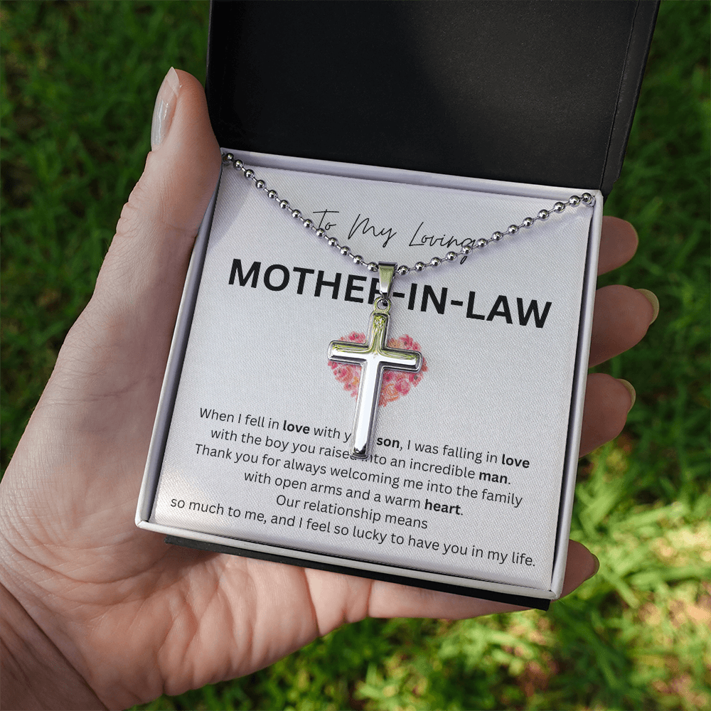 Mother-In-Law Cross Necklace