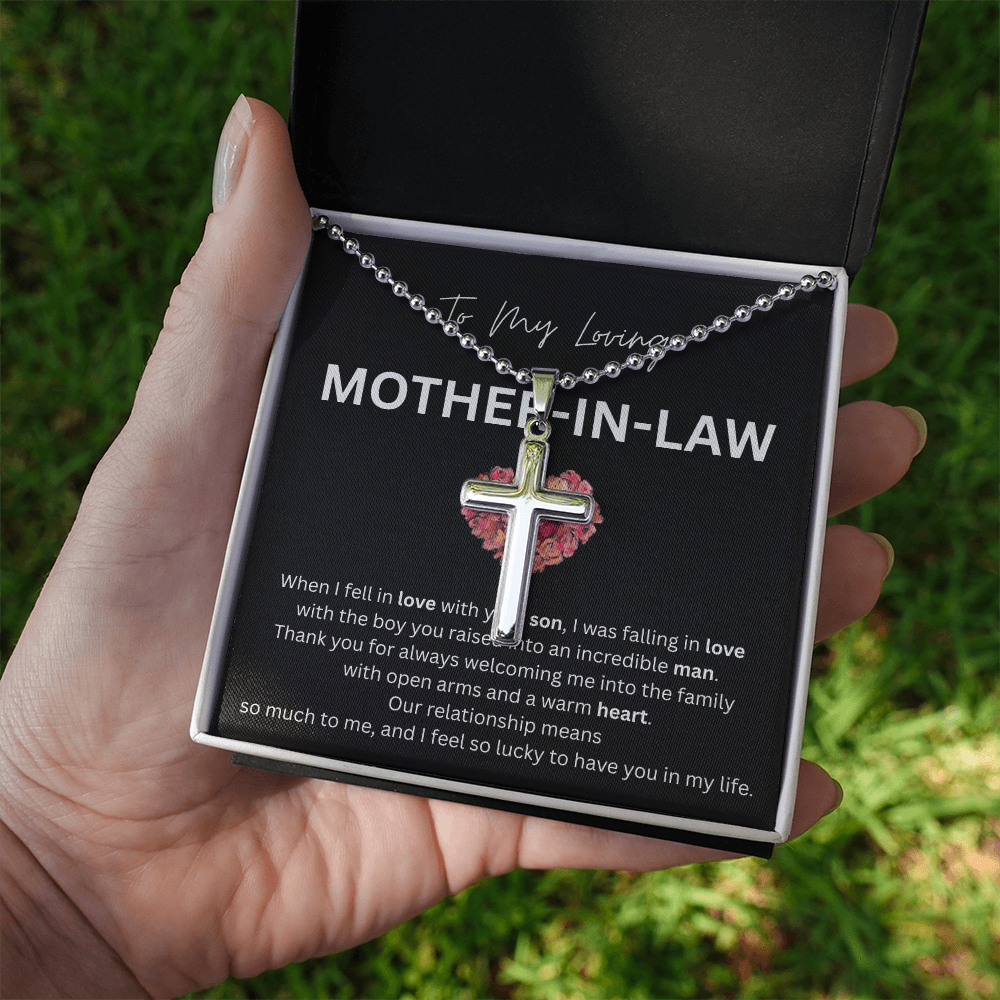 Mother-In-Law Cross Necklace