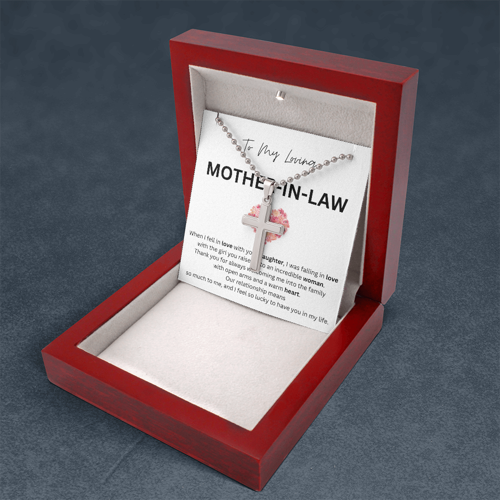 Mother-In-Law Cross Necklace