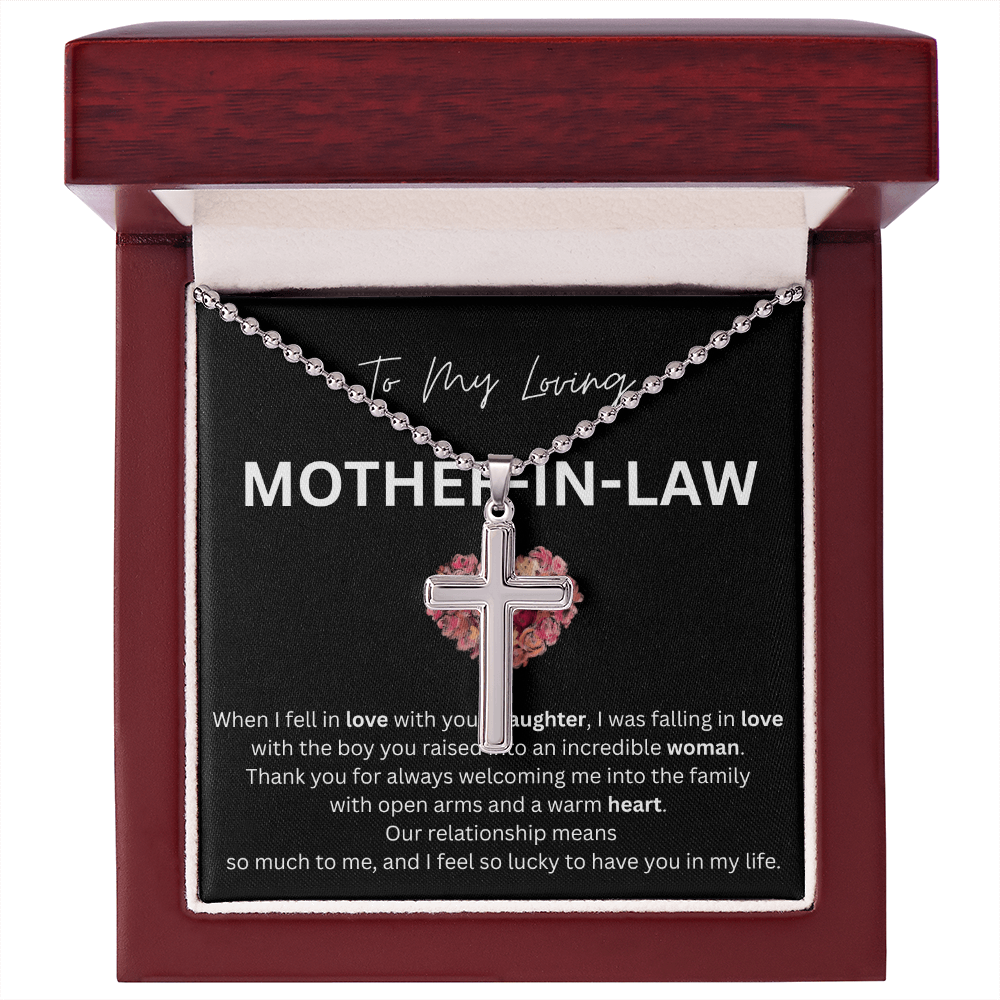 Mother-In-Law Cross Necklace