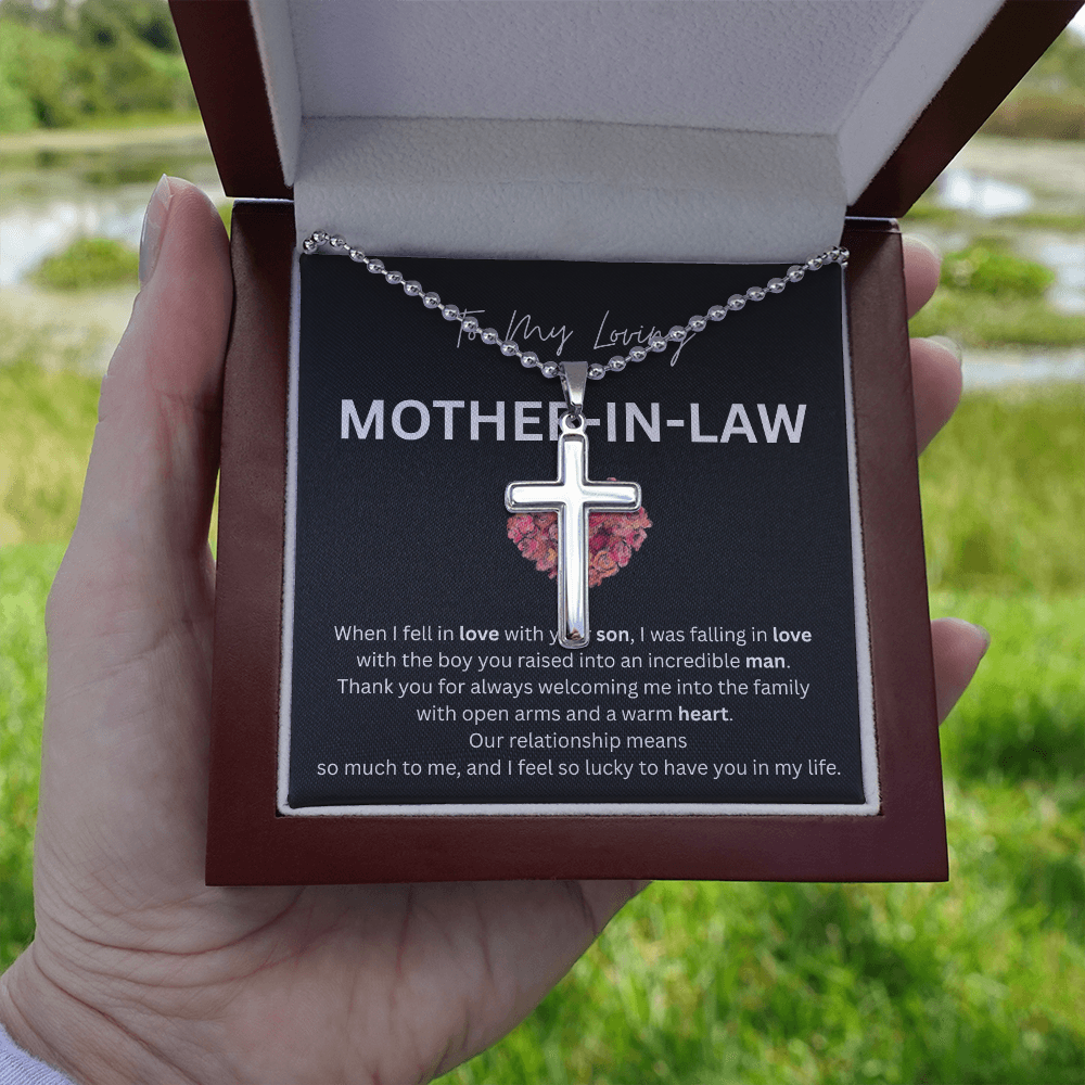 Mother-In-Law Cross Necklace