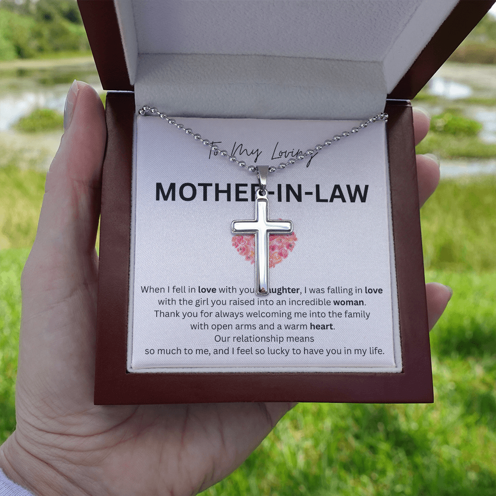Mother-In-Law Cross Necklace