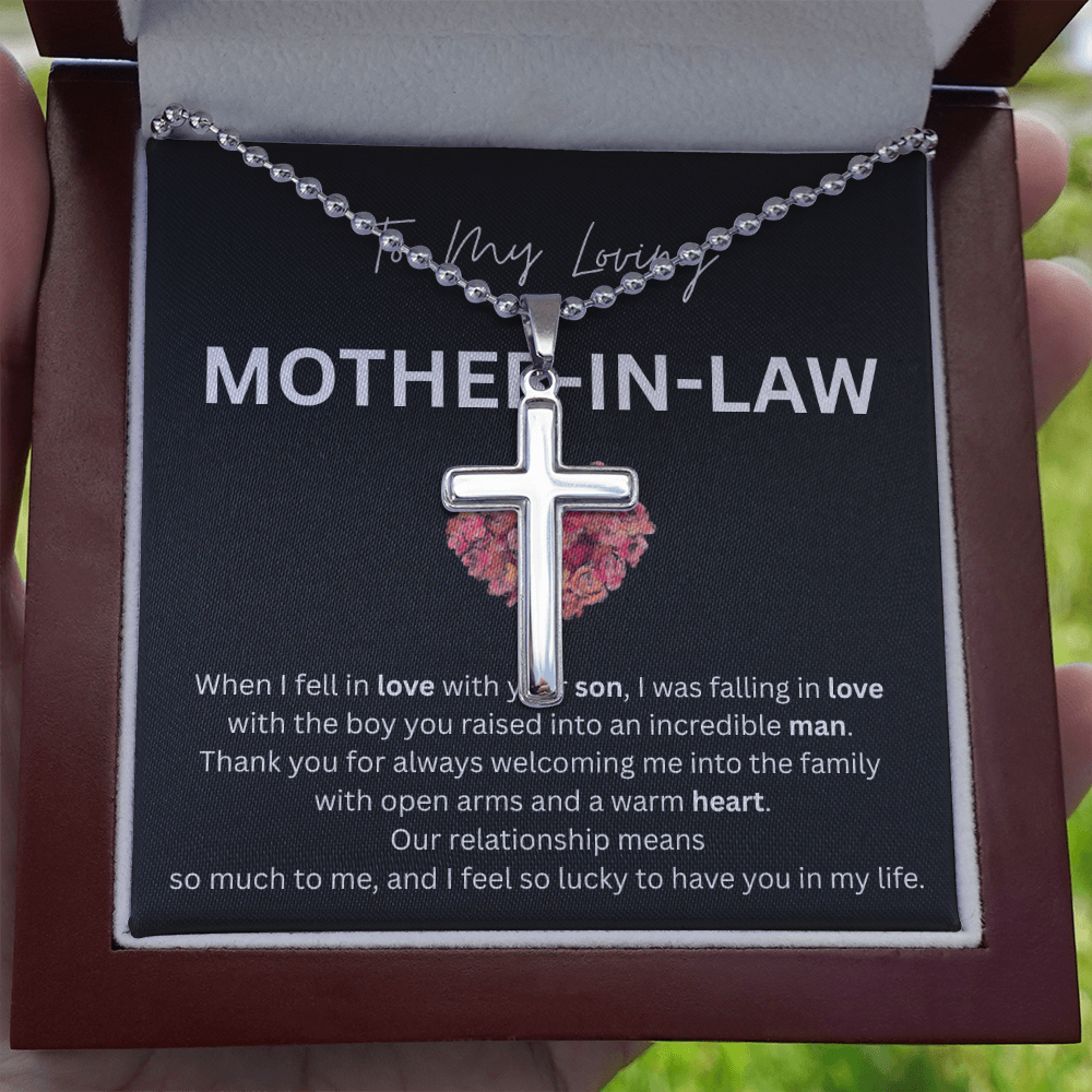 Mother-In-Law Cross Necklace