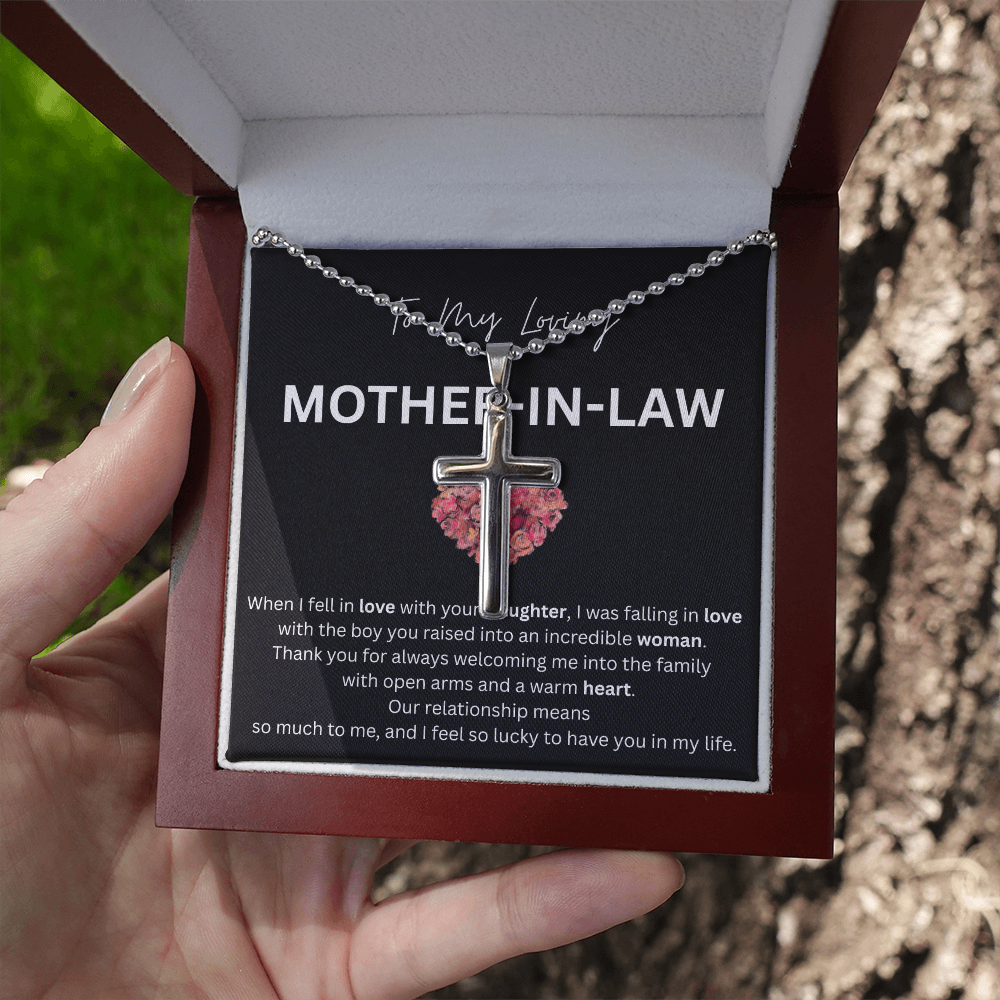 Mother-In-Law Cross Necklace