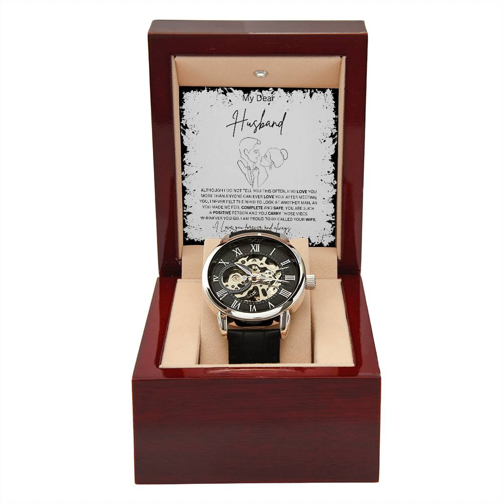 Husband Openwork Watch