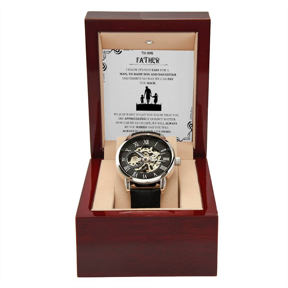 Father Openwork Watch