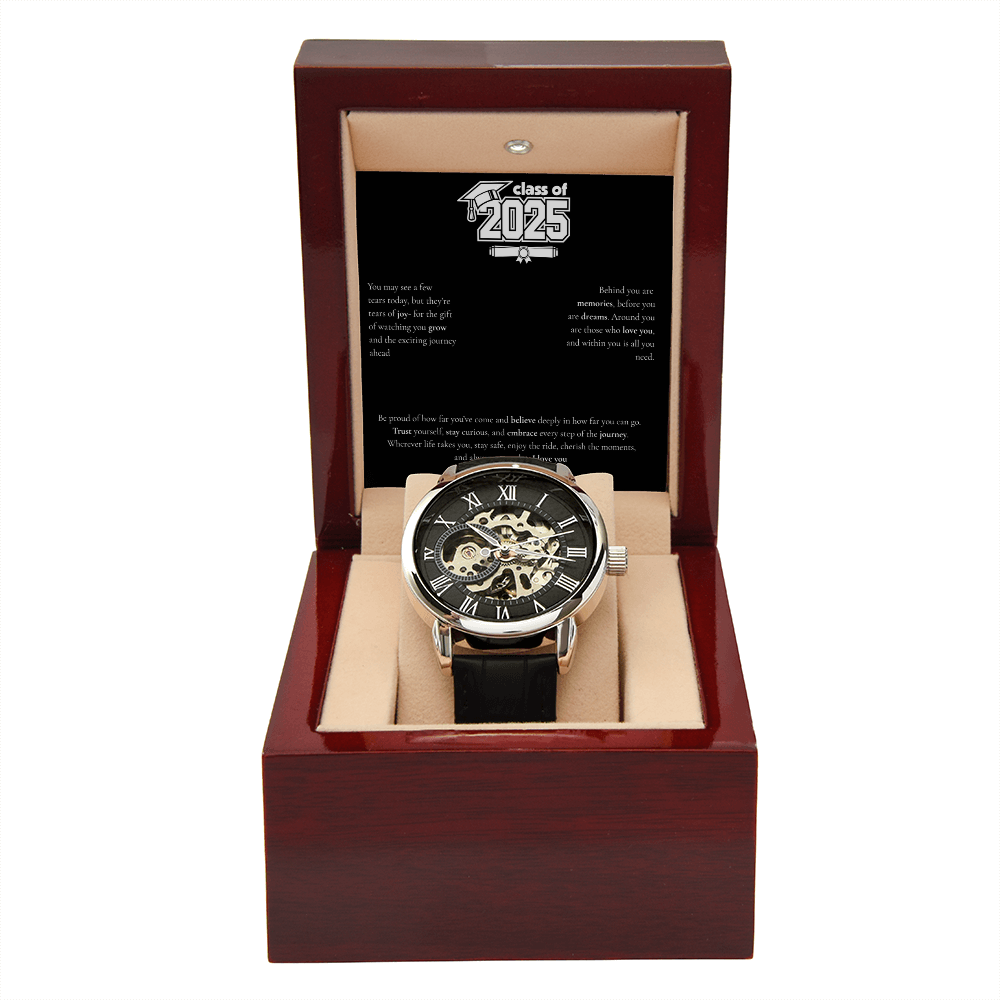 Graduation Men's Openwork Watch