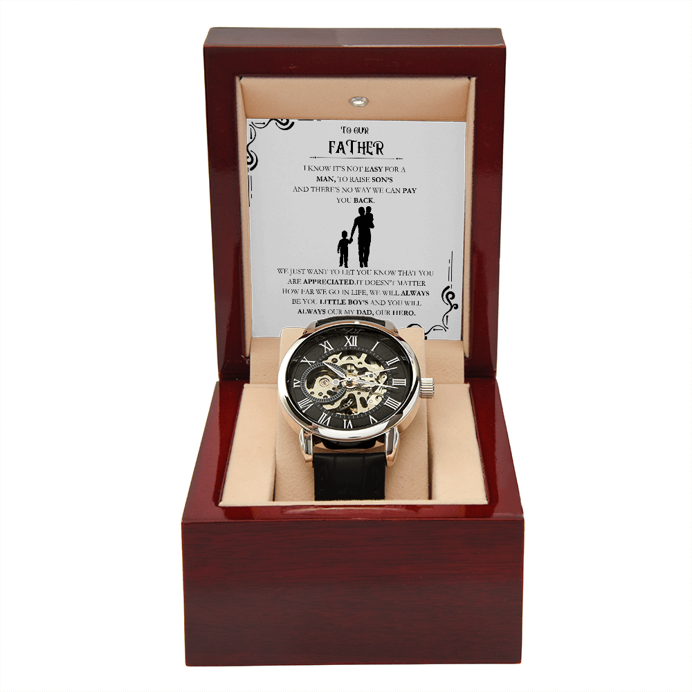 Father Openwork Watch