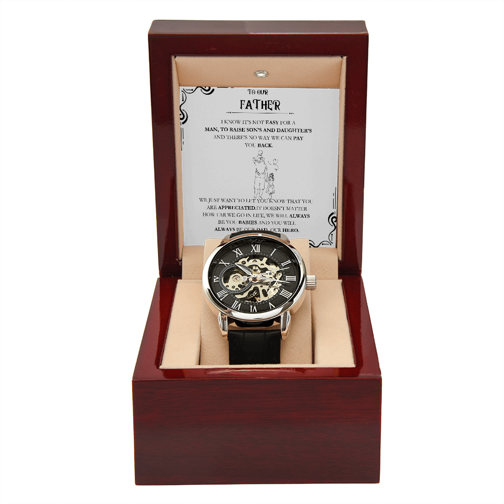 Father Openwork Watch