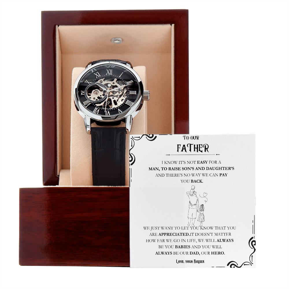 Father Openwork Watch