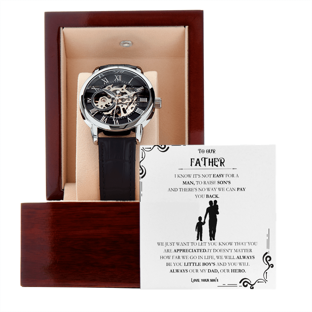 Father Openwork Watch