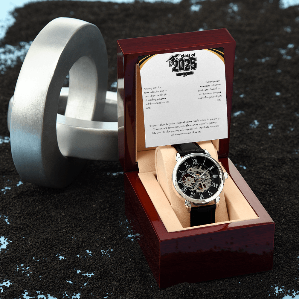Graduation Men's Openwork Watch