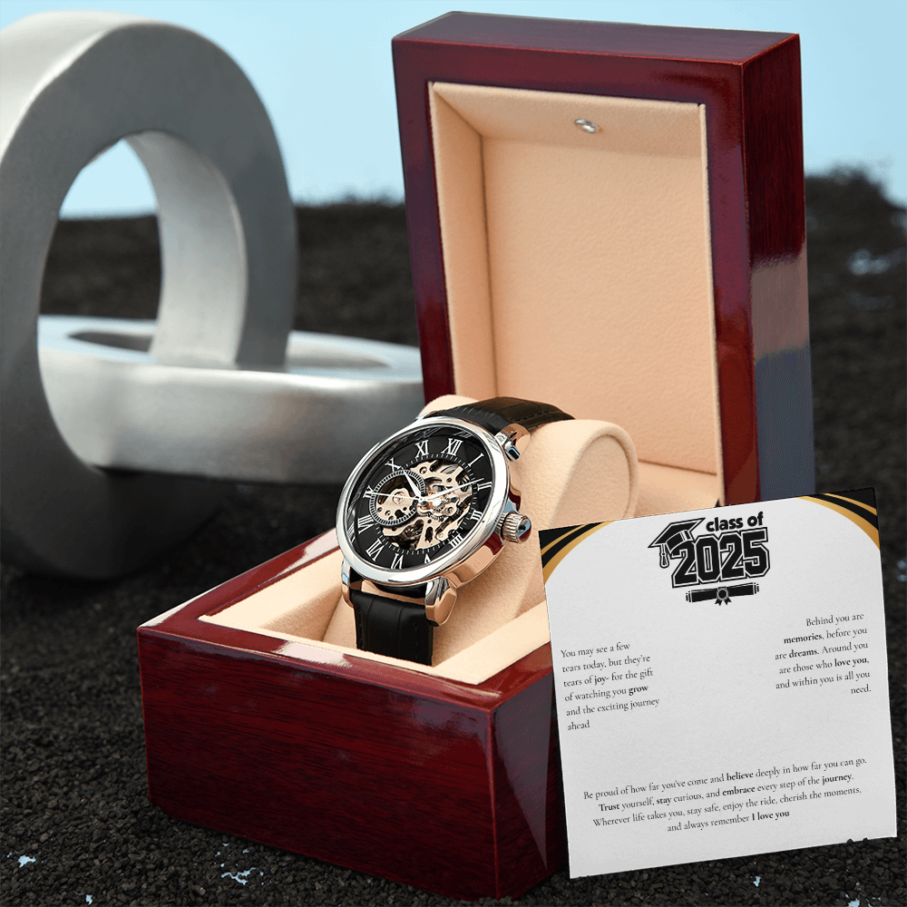 Graduation Men's Openwork Watch