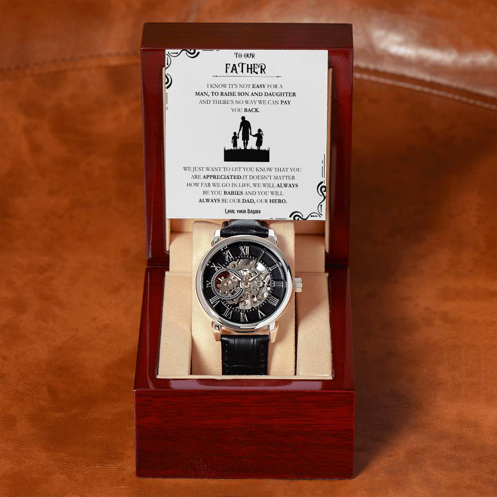 Father Openwork Watch