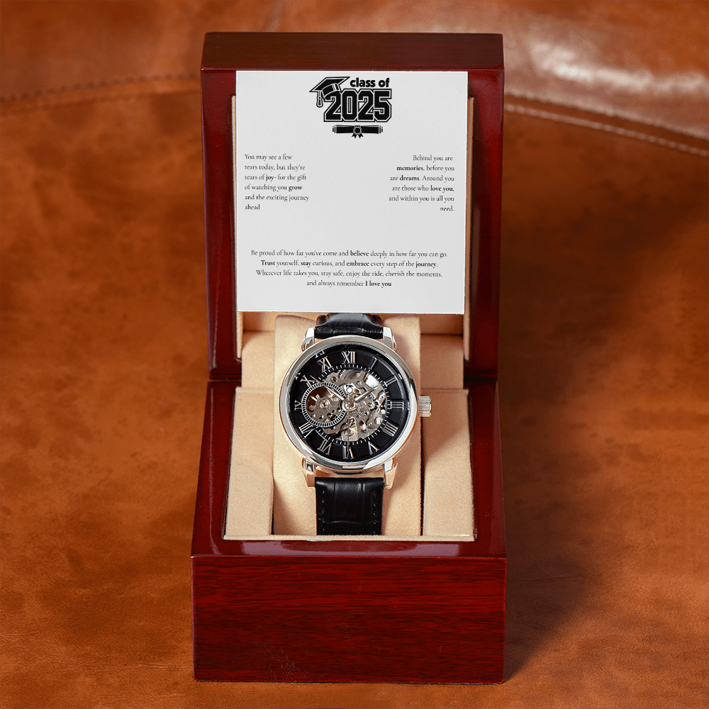 Graduation Men's Openwork Watch