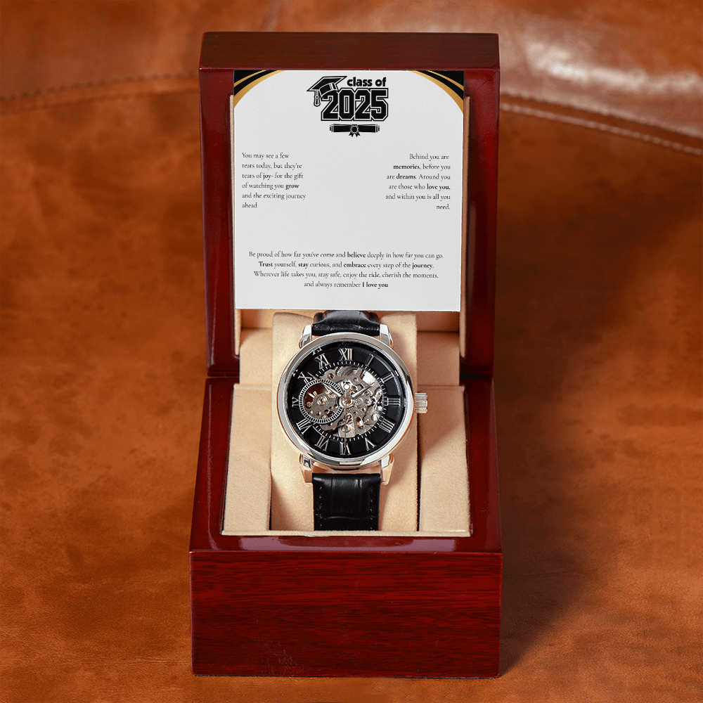 Graduation Men's Openwork Watch