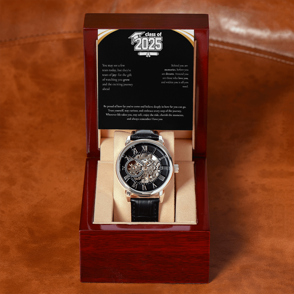 Graduation Men's Openwork Watch