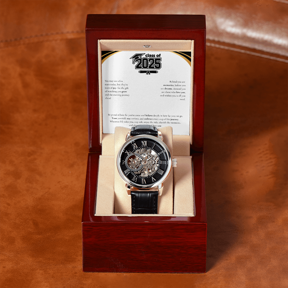 Graduation Men's Openwork Watch