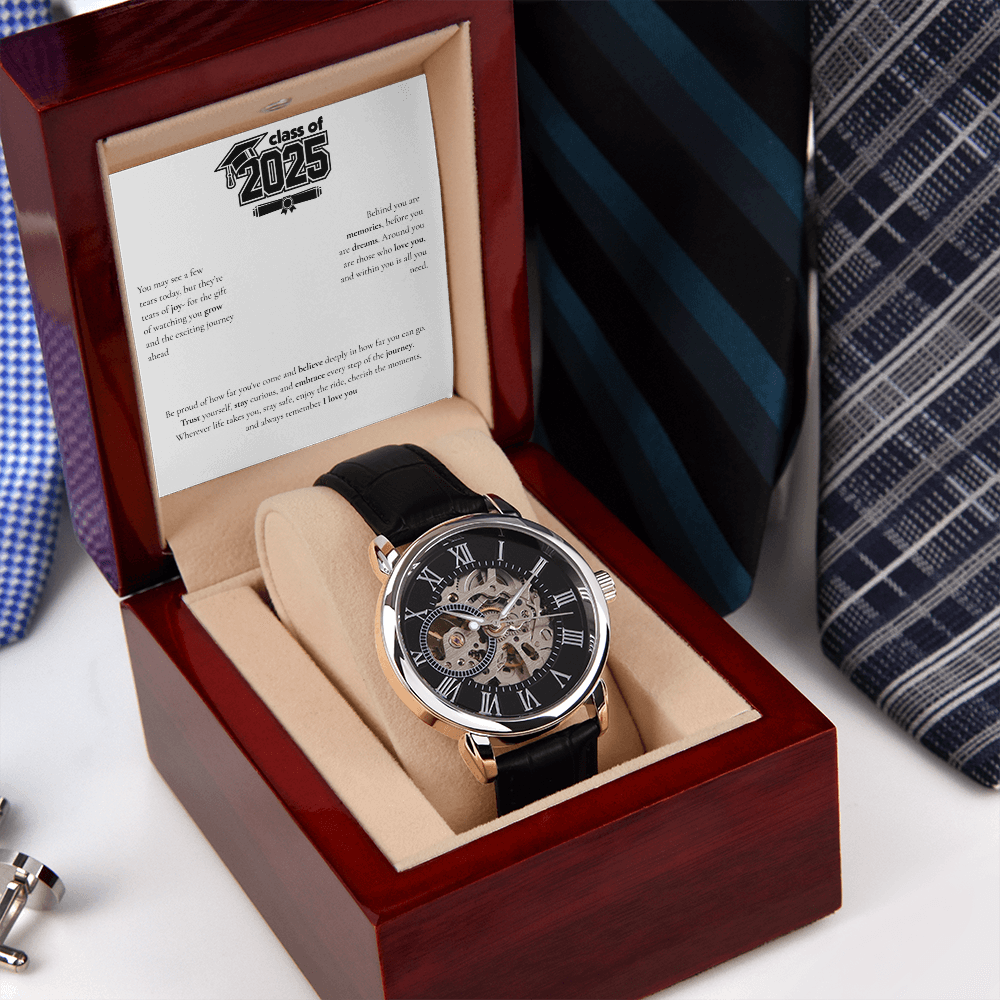 Graduation Men's Openwork Watch