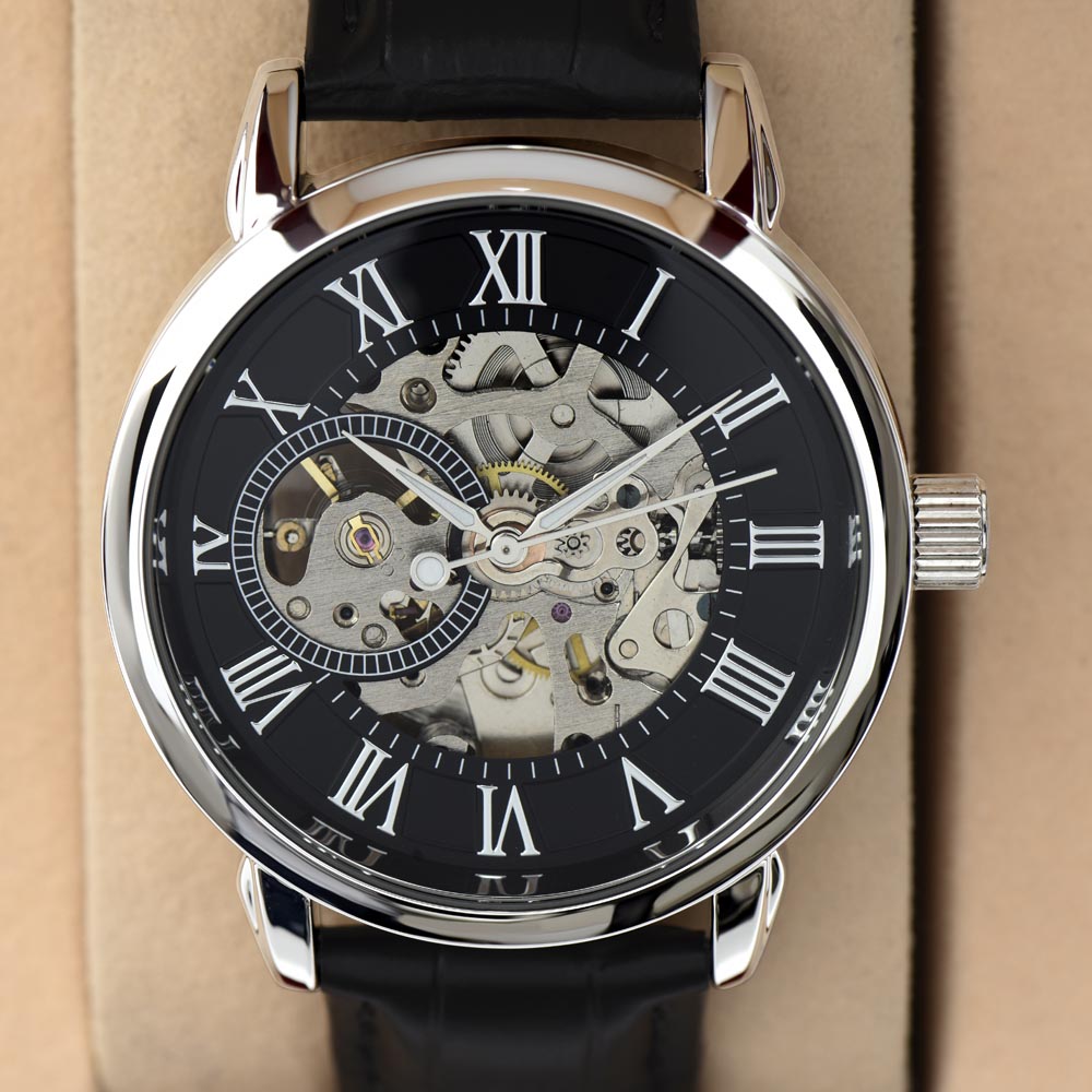 Graduation Men's Openwork Watch
