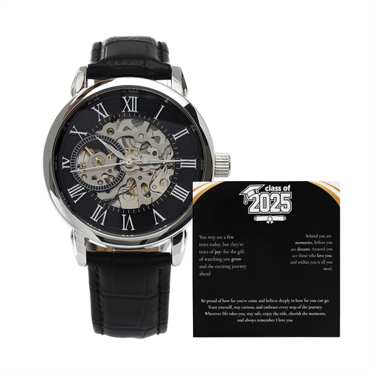 Graduation Men's Openwork Watch