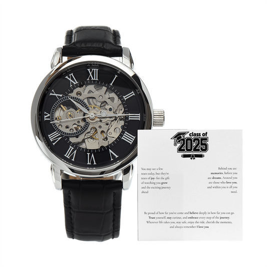 Graduation Men's Openwork Watch