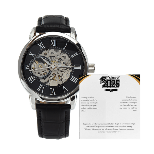 Graduation Men's Openwork Watch