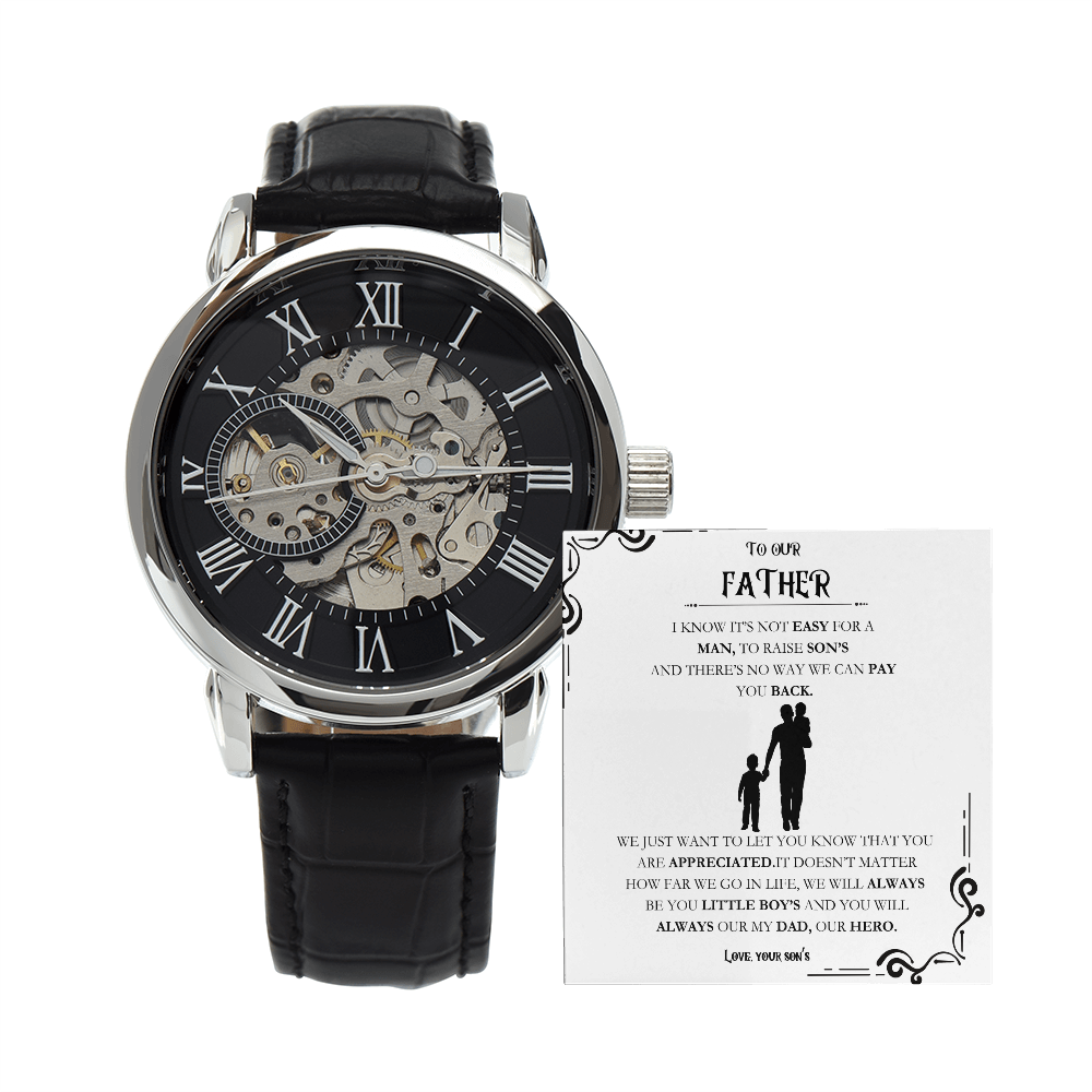 Father Openwork Watch