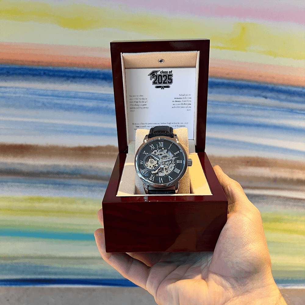 Graduation Men's Openwork Watch