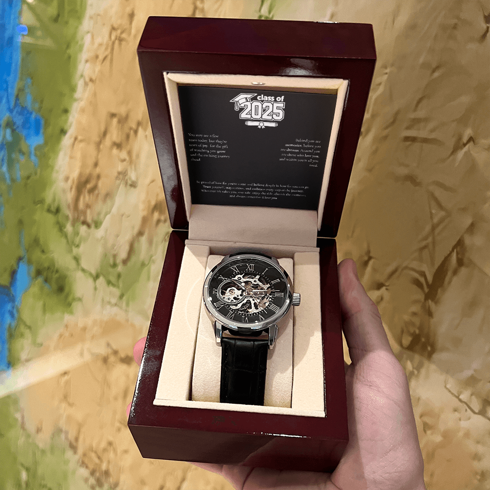 Graduation Men's Openwork Watch