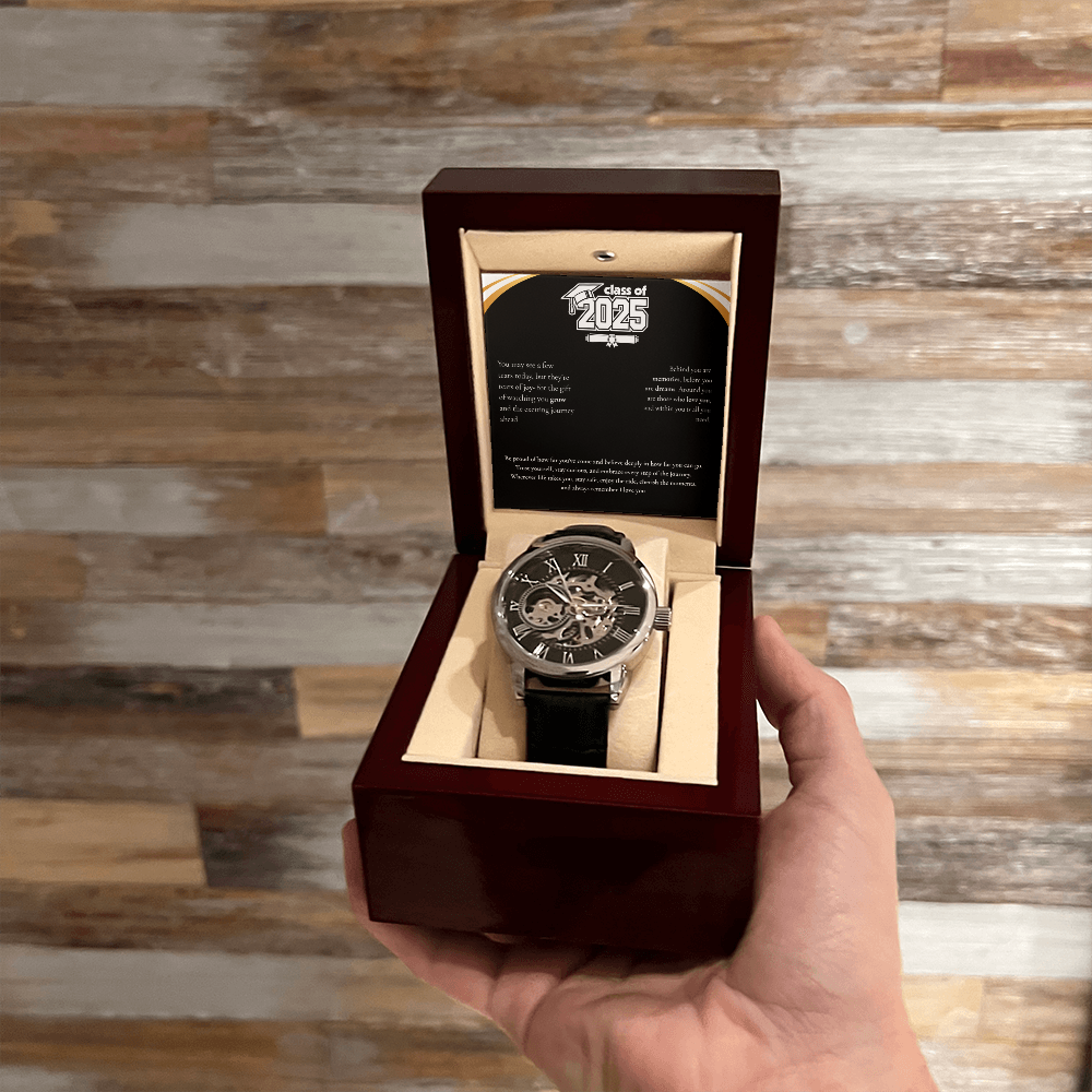 Graduation Men's Openwork Watch