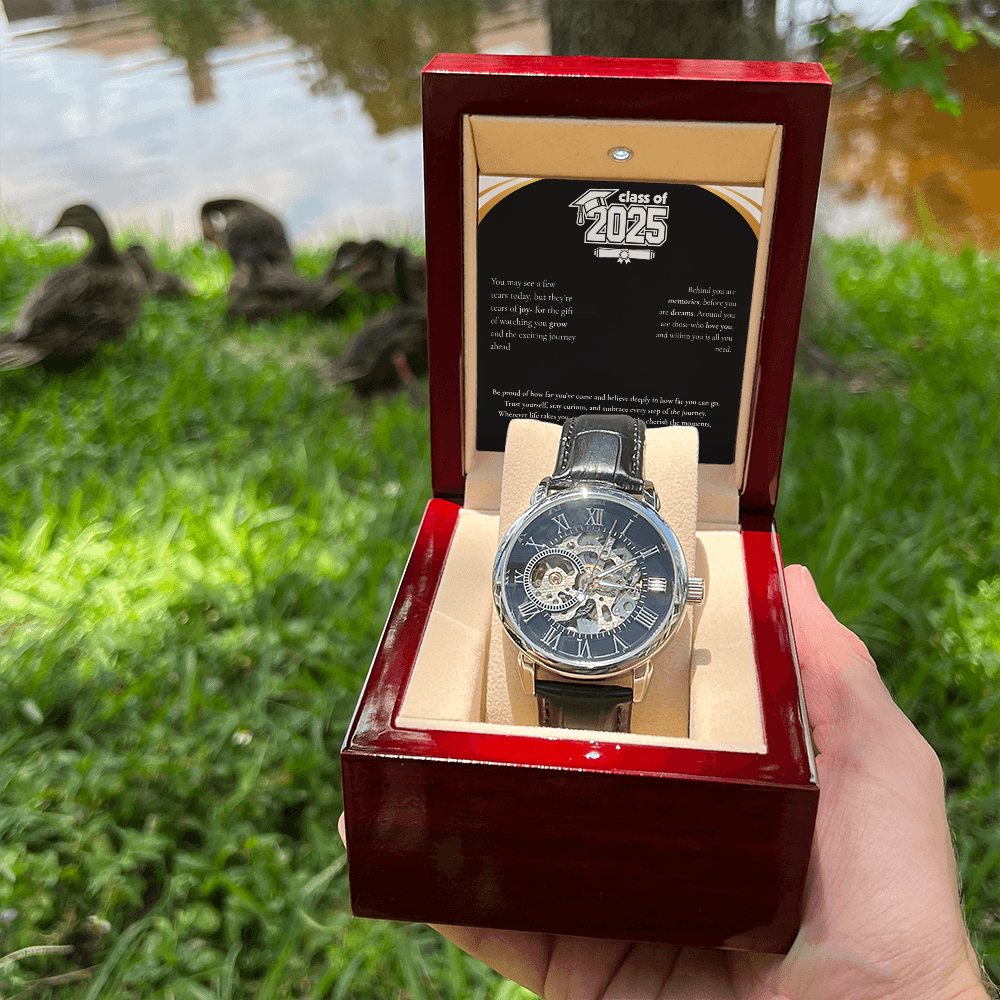 Graduation Men's Openwork Watch