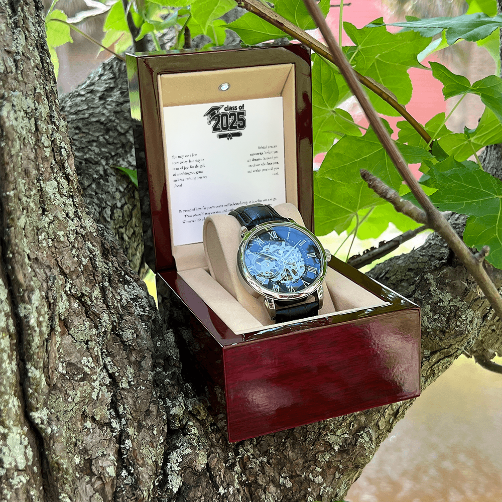 Graduation Men's Openwork Watch