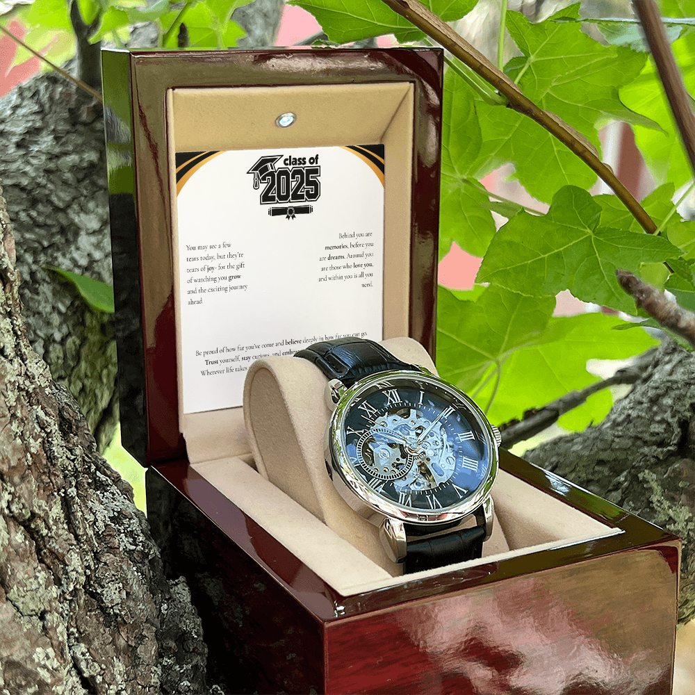 Graduation Men's Openwork Watch