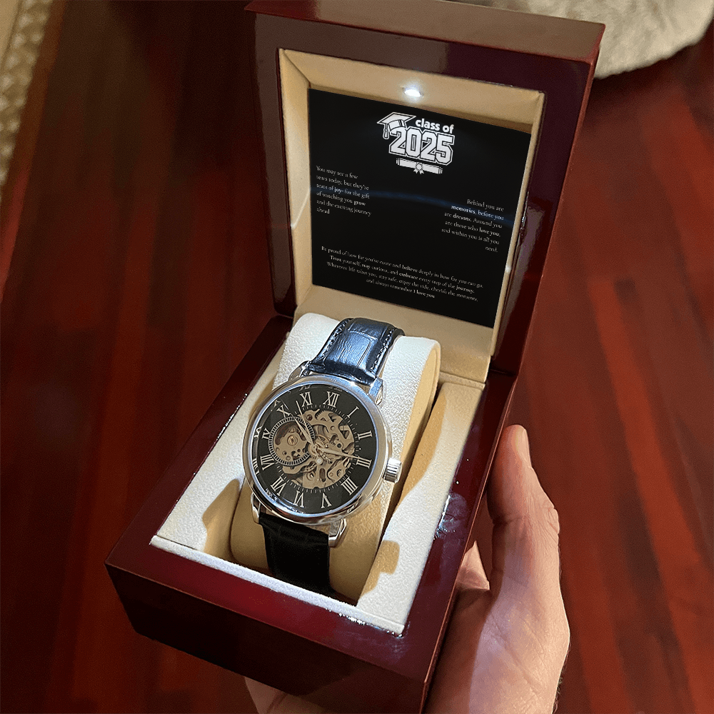 Graduation Men's Openwork Watch
