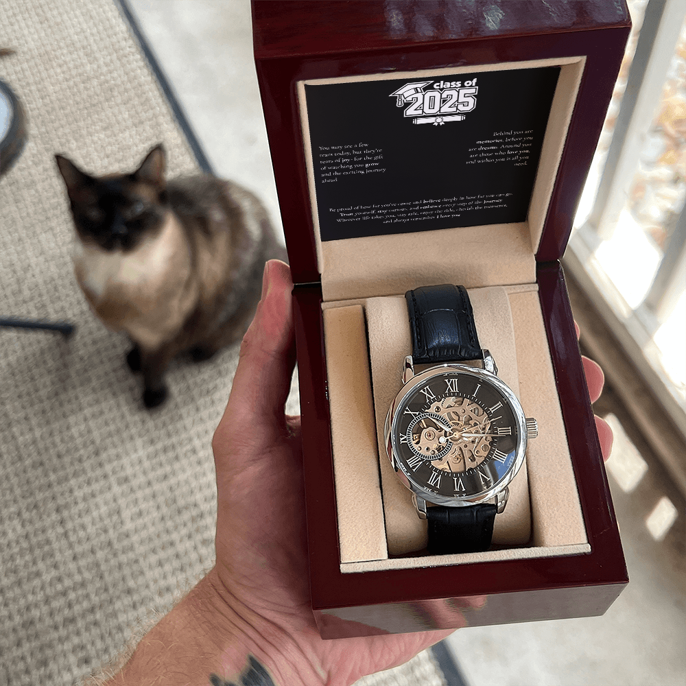 Graduation Men's Openwork Watch