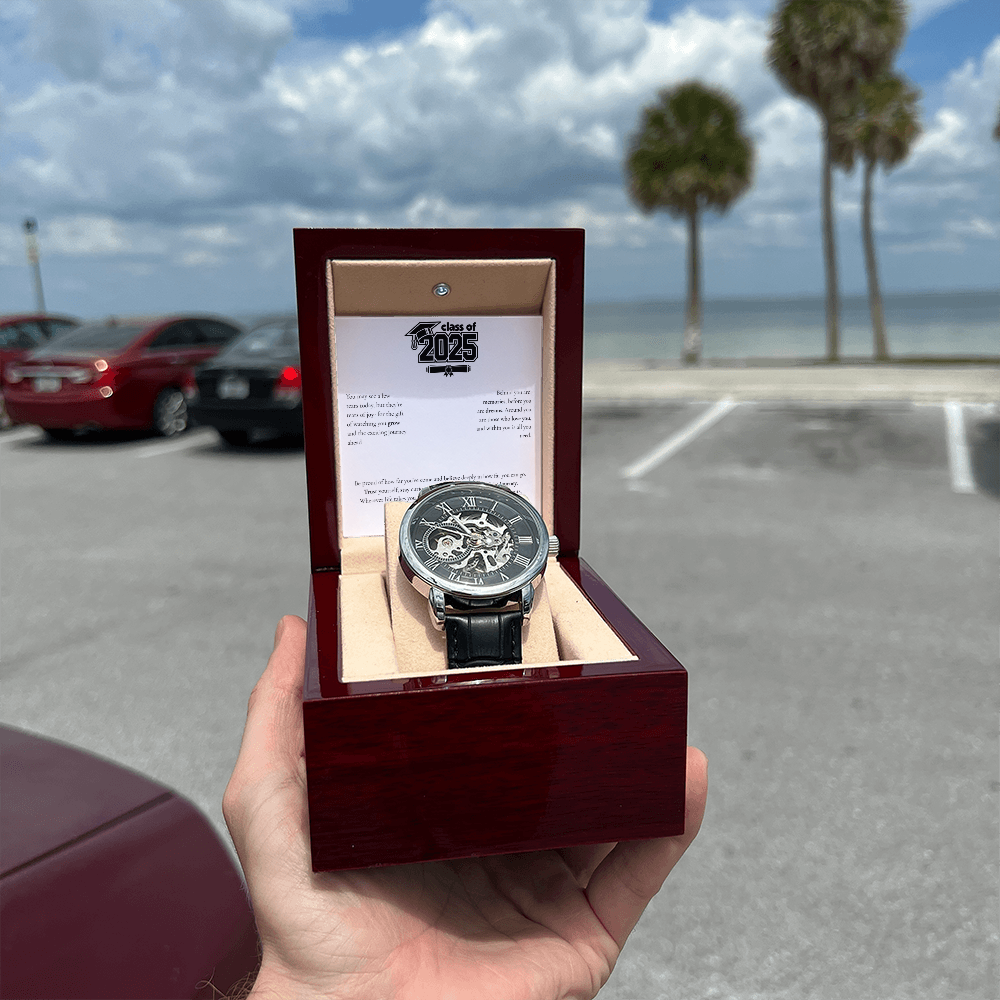 Graduation Men's Openwork Watch