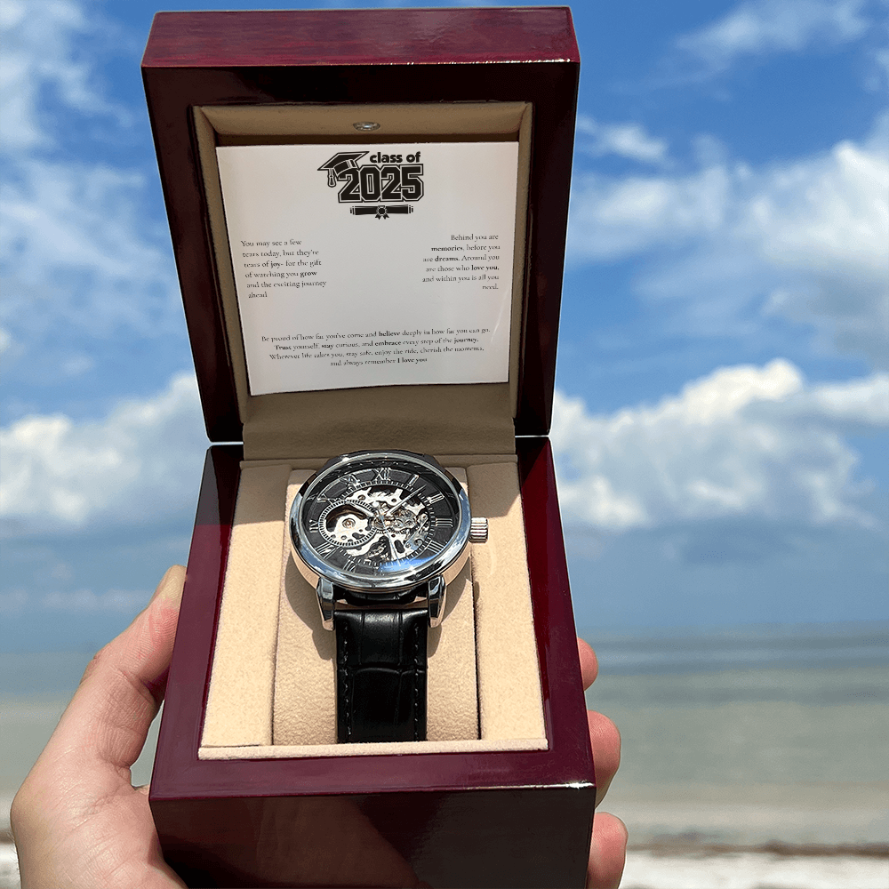 Graduation Men's Openwork Watch