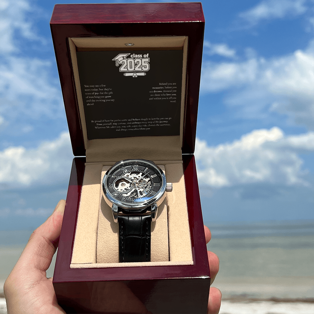 Graduation Men's Openwork Watch
