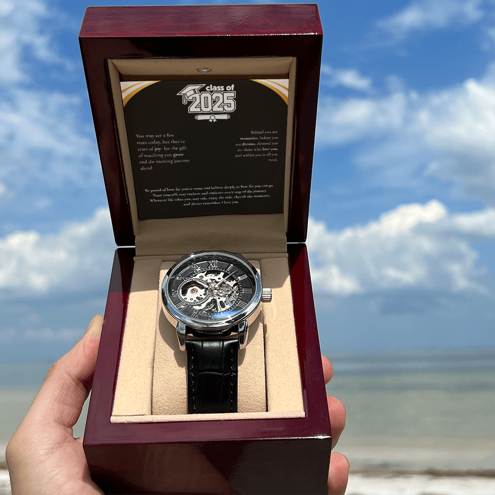 Graduation Men's Openwork Watch