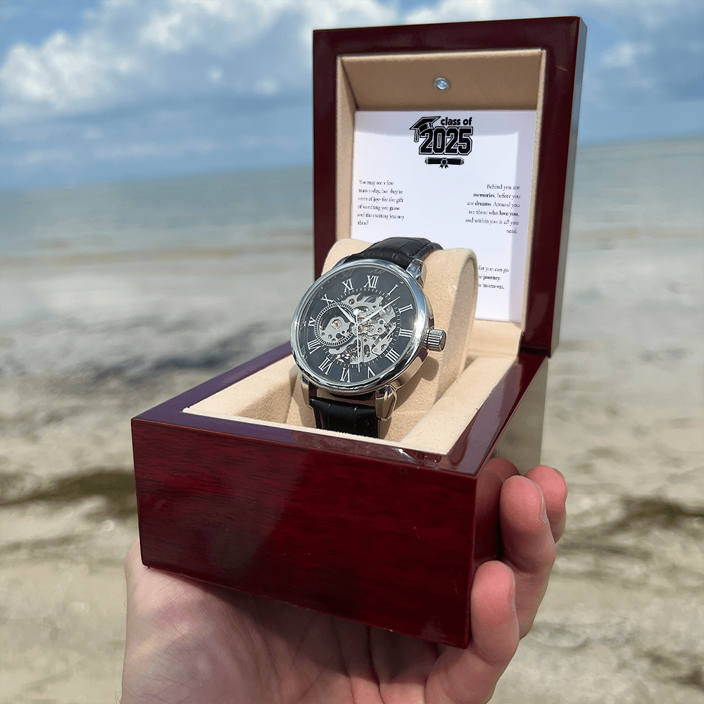 Graduation Men's Openwork Watch