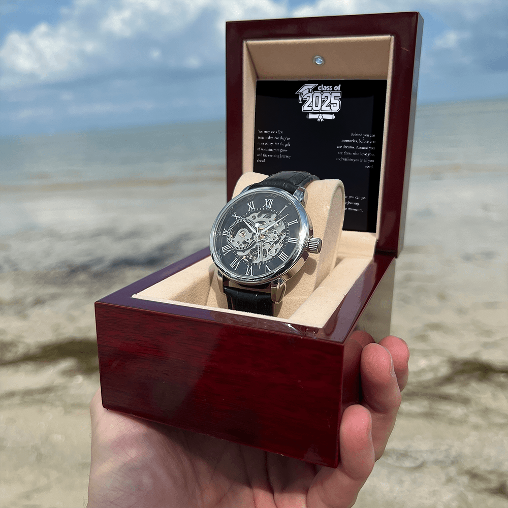 Graduation Men's Openwork Watch